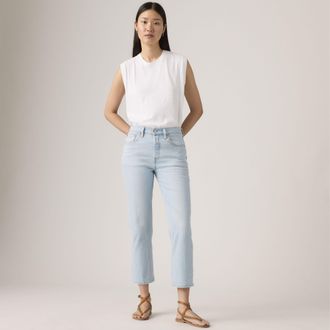 Levi's 501 Crop Jeans - Womens - 23X26 - Blue