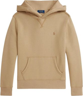 Ralph Lauren Kids Sweatshirts, male, Beige, 10 Y, Ralph Lauren Boys Logo Hoodie in Beige