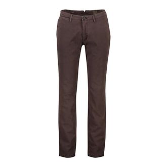 Gardeur Broeken, Heren, Bruin, W33 L36, Katoen, Bruine Katoenen Chino Broek