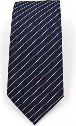 Emporio Armani Pure Silk Tie - Heren - Stropdassen - Blauw - ONE Size - Accessoires