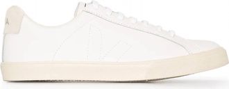 Veja Womens Esplar Low-Top Leather Sneakers In Extra White