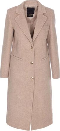 Liu Jo Dames, Mantels, Bruin, Maat: S Wol