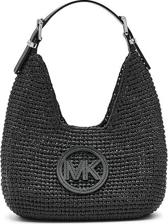 Michael Kors Nolita Small Hobo Shoulder Shoulder Womens Handbags Black/Black : SM, Synthetic