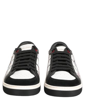 Dolce & Gabbana Logo Patched Low-Top Sneaker - White