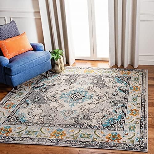 Safavieh Tapis Boho Pour Salon, Salle à Manger, Chambre à Coucher - Monaco Collection, Tapis à Poil