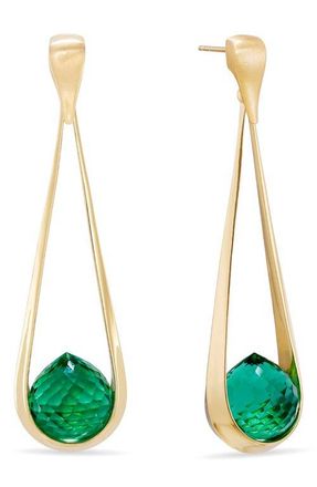 Dean Davidson Samui Simulated Stone Drop Earrings in Banyan Green at Nordstrom