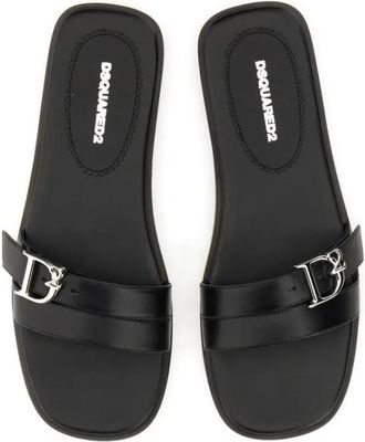 Dsquared2 Sandalen - D2 Statement Sandals - Gr. 36 (EU) - in Schwarz - f&uuml;r Damen