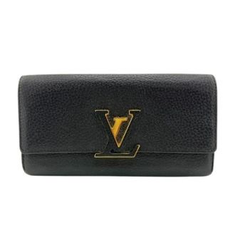 Louis Vuitton Pre-owned Wallets, female, Black, Size: ONE SIZE Pre-owned M61248 Long wallet (bi-fold)