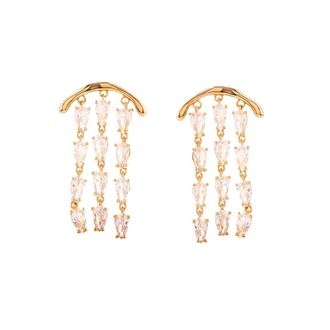 Mignonne Gavigan Womens Rio Earrings In Gold