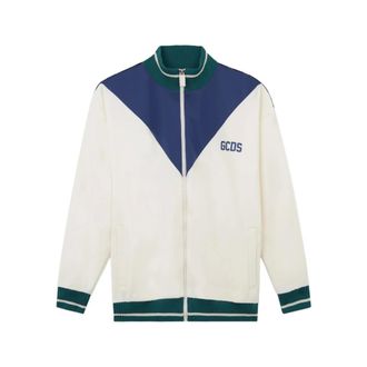 GCDS Training Jackets, female, Multicolor, Size: XS Color-Block Track Jacket