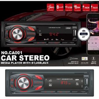 Trade Shop Trade Shop - Sistema De Sistema Para La Automativo Universal 1 Din Bluetooth/aux/usb Ca001