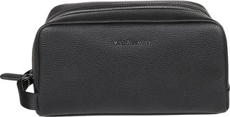 Michael Kors Hudson Pebbled Leather Travel Pouch - Heren - Tassen - Zwart - Maat: ONE Size Leer