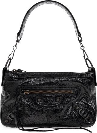 Balenciaga Le City Moto Mini - Dames - Handtassen - Zwart - ONE Size - Katoen - Tassen
