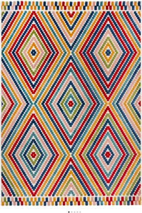 Novatrend Alfombra moderna interior-exterior multicolor 160x230 cm