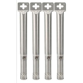 OEM Quemador Universal De Acero Inoxidable De 31-44 Cm Para Barbacoas De Gas - Instalaci&oacute;n R&aacute;pida En 5 Minutos - Compatible Con Campingaz, Charbroil, Barb