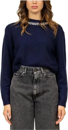 Semicouture Mujer, Jerseys, Azul, Talla: M