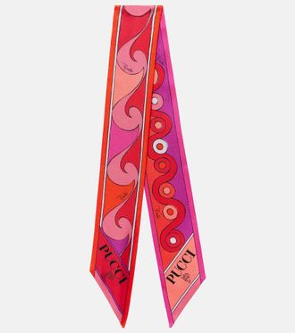 Pucci Iride silk twill scarf