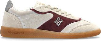 Dsquared2 Schoenen, Dames, Beige, 41 EU, Leer, Lage sneaker