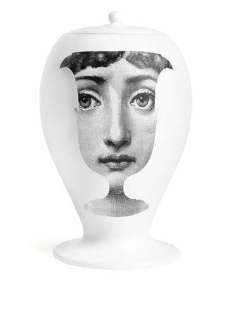 Fornasetti Sagome di Vasi vase (30cm x 19cm) - unisex - ceramic - One Size - White