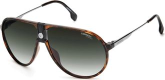Carrera Mens 1034/s Sunglasses In Dark Havana/gray-Green