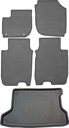 OEM Honda Hr-v Ii Suv (5 Puertas) Desde Septiembre De 2015. Juego De Alfombrillas De Goma Para Coche Y Alfombrilla Para Maletero