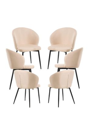 Regalos Miguel Packs Sillas Comedor - Pack 6 Sillas Cusa Tela - Beige