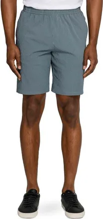 W.R.K Slim Fit Drawstring Seersucker Shorts in Blue at Nordstrom, Size Xx-Large