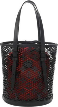 Louis Vuitton Noir Monogram Handbag Tote Bag (Pre-Owned)