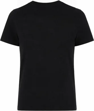 Versace Jeans Couture Logo and Strass Embellished T-Shirt - Black