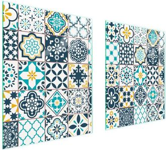 OEM Placa Protectora De Vidrio Para Estufa 85x52 Mosaico