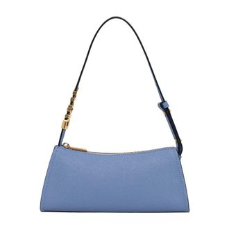 DKNY Avril - Dames - Schoudertassen - Blauw - ONE Size - Leer - Tassen