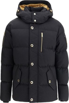 Moose Knuckles Black Cotton Mens Coat
