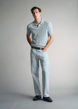 Mango POLOSHIRT ALOE bianco sporco - Uomo - XXL - MANGO MAN