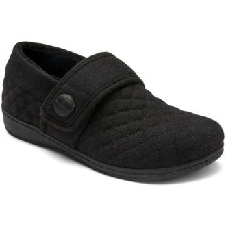 Vionic Womens Jackie Slipper In Black