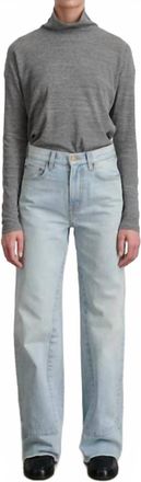 B Sides Marcel Wide Leg Culotte Jeans In Super Light Vintage