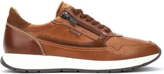 Pikolinos Heren Bruine Leren Gemakkelijke Sneaker Trainers Schoenen - Getafe