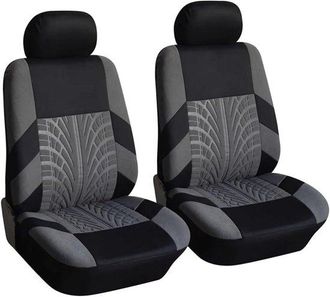 OEM Fundas Universales Para Asientos De Coche, Fundas Para Asientos 2+1, Poli&eacute;ster Repelente Al Agua, Ajuste Universal, Gris