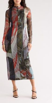 Desigual Long Sleeve Knit Dress in Black at Nordstrom Rack, Size Medium