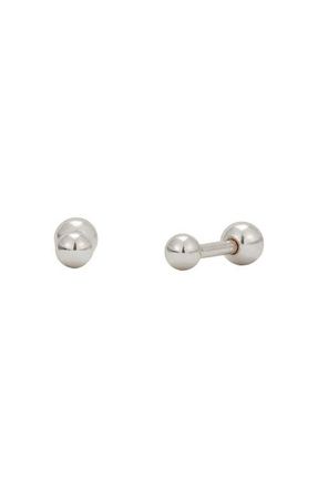Made by Mary Live In Stud Earrings in Silver at Nordstrom