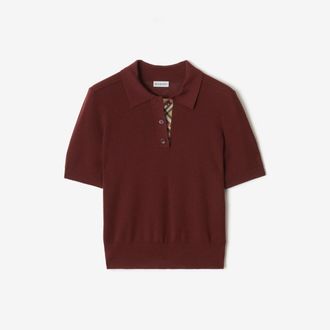 Burberry Wool Polo Shirt