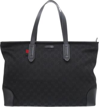 Gucci Pre-owned Vintage Tote Bag - Dames - Vintage Shopper - Zwart - ONE Size - Vintage