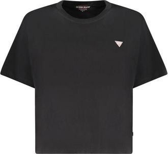 Guess Zwarte Katoenen Dames T-Shirt