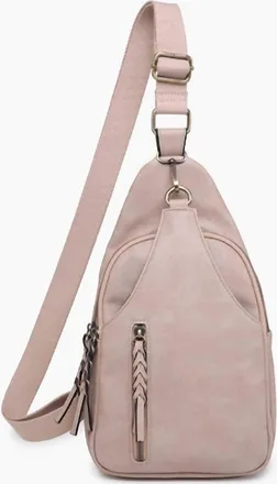 Jen & Co. Womens Nikki Compartment Sling Pack Bag In Sand