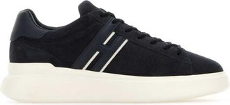 Hogan Navy Blue Logo Sneakers