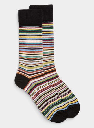 Paul Smith Mens Pinstripe dress socks