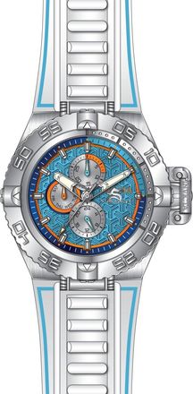 Invicta Subaqua 49876 Herenhorloge - Quartz Uurwerk - Roestvrij Staal met Blauwe Wijzerplaat - 50 mm