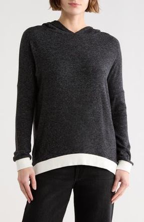 Go Couture High-Low Hoodie in Dark Dull Gray at Nordstrom Rack, Size X-Large