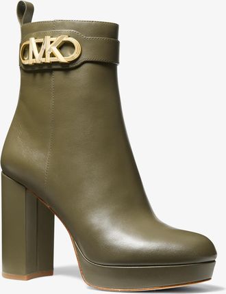 Michael Kors Parker Leather Platform Boot