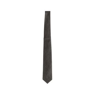 Our Legacy Accessoires, Heren, Zwart, ONE Size, Katoen, Semi-Sheer Voile Stropdas