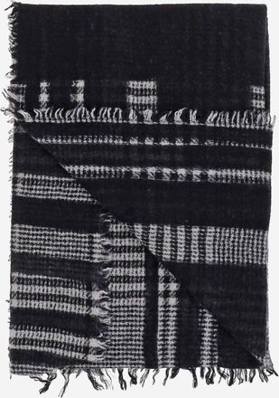 Faliero Sarti Womens Scarf Principy Cashmere-Blend Multicolour Scarfs